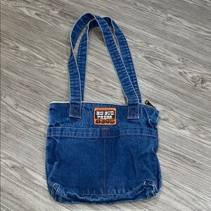 Big Bud Press denim mini zippered tote